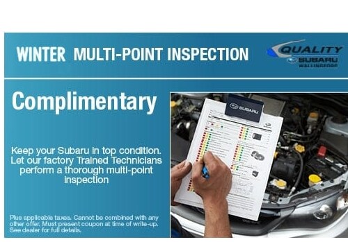subaru service coupons ct